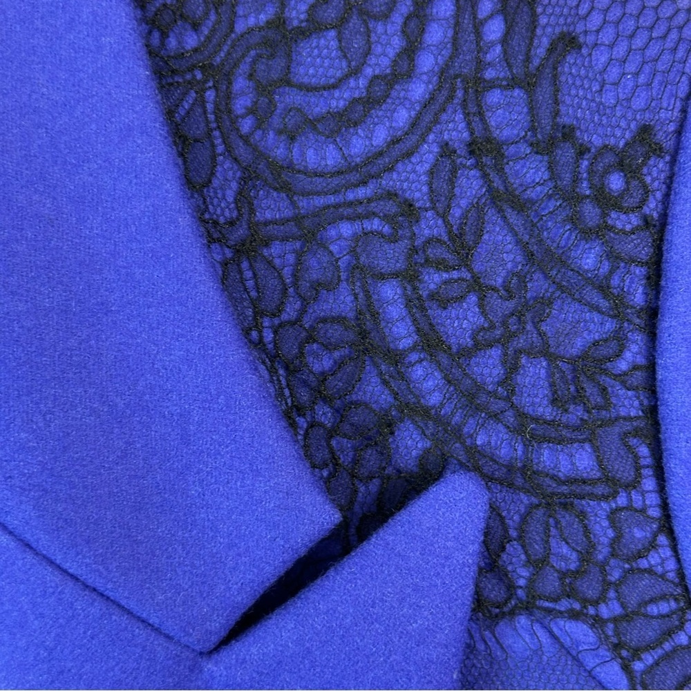 Jason Wu Collections Women's Blue Blazer Jacket Size 8 - Picture 4 of 10